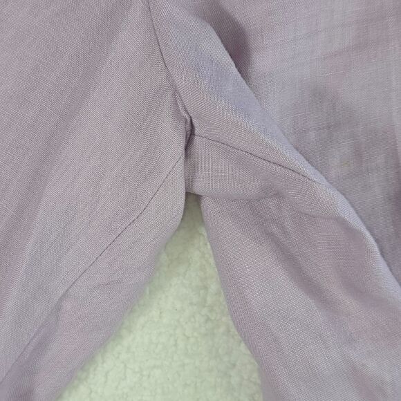 Chadwick's Linen Wide Leg Button Front Pants Size 16 - Picture 13 of 16